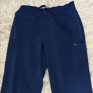 Dickies Men's Dark Blue Cargo scrub Pants